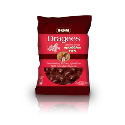 ION Dragees Milk Chocolate Almonds 200g Image