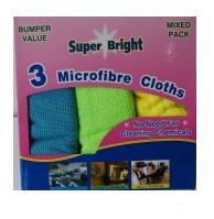 Superbright 3pk Microfibre Cloth Image