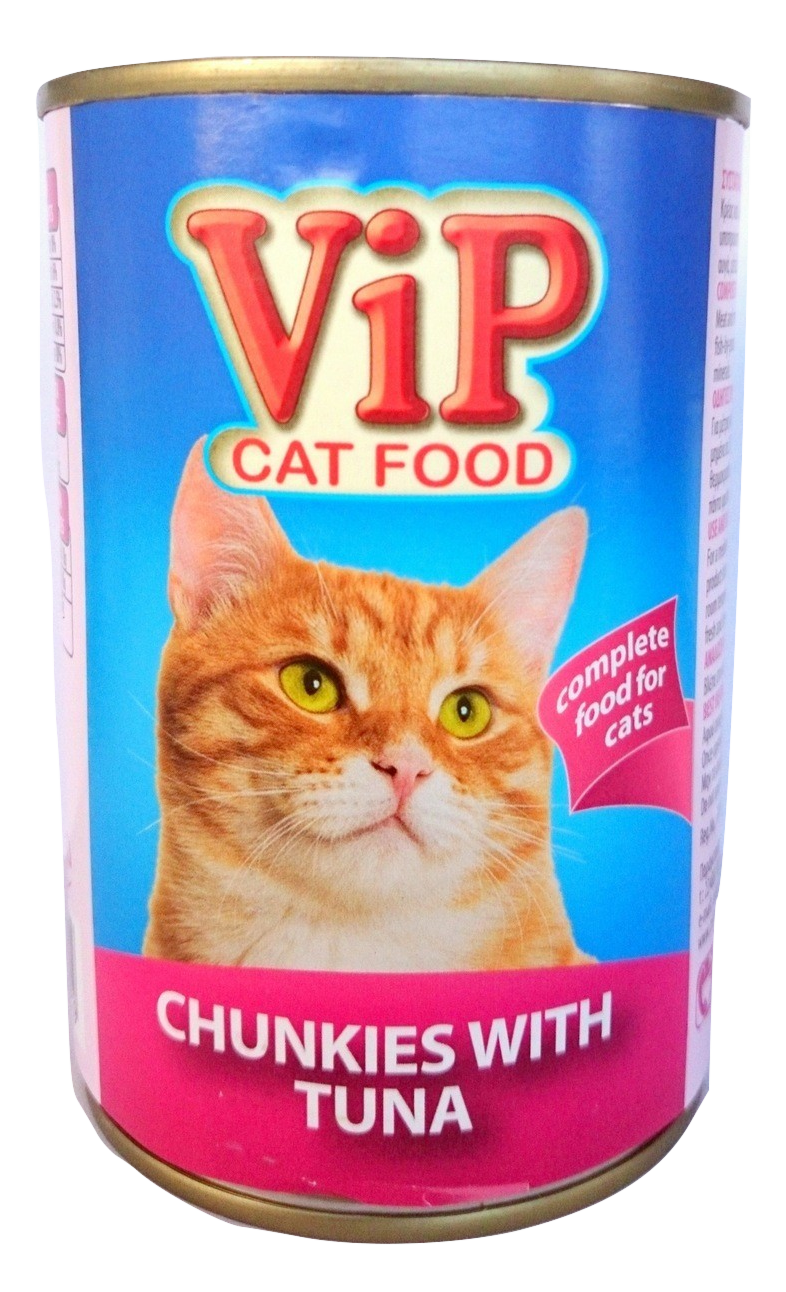 VIP Cat Food can 415gr Tuna Image