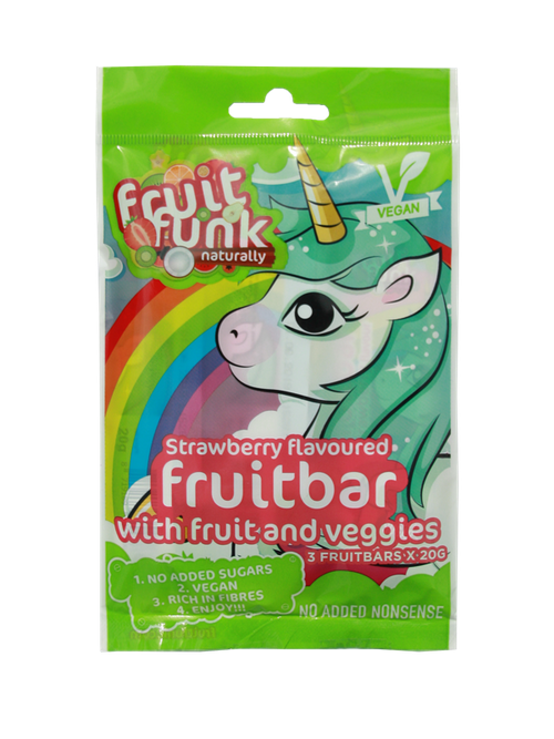 Fruit Bars Unicorn - flowpack of 3 Image
